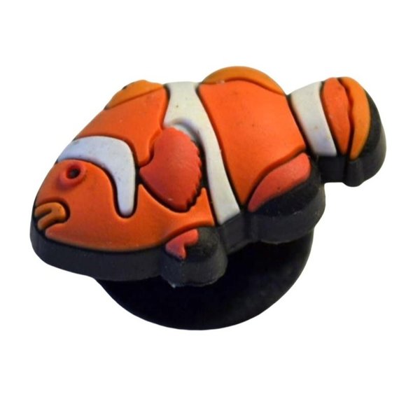 2006-07 Orange Clown Fish Sealife Jibbitz™ Kids Shoe Charms Accessory Fishing - Picture 1 of 1